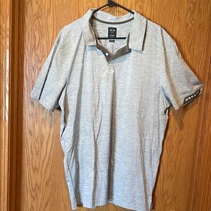 Oakley Men's Light Gray Polo Shirt